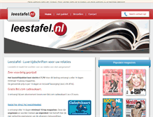 Tablet Screenshot of leestafel.nl