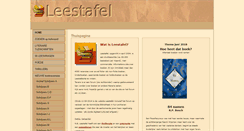 Desktop Screenshot of leestafel.info