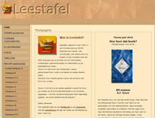 Tablet Screenshot of leestafel.info